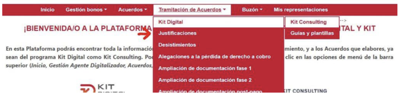 como firmar la justificación del kit digital
